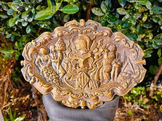 VACIA BOLSILLOS VINTAGE DE BRONCE CON FIGURAS