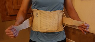 Faja lumbar ortopédica