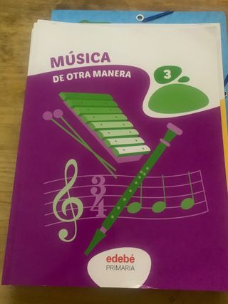 libro de musica de 3 primaria, edebé