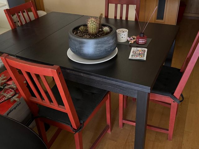 Mesa salón y sillas