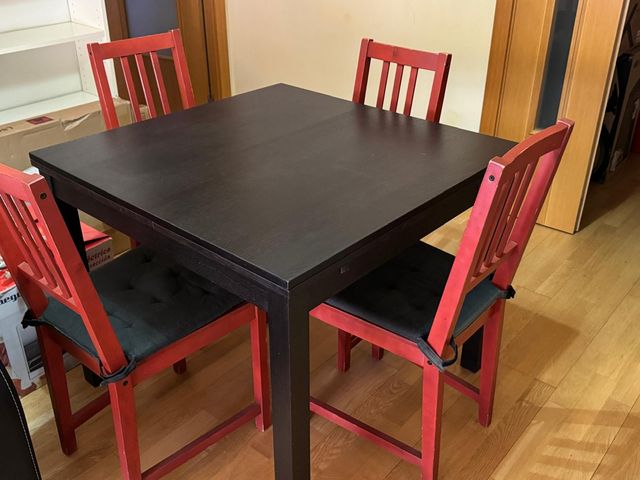 Mesa salón y sillas