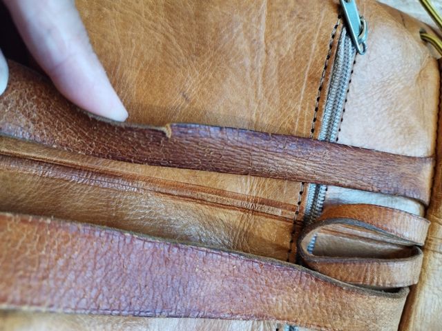 Zainetto cuoio artigianale