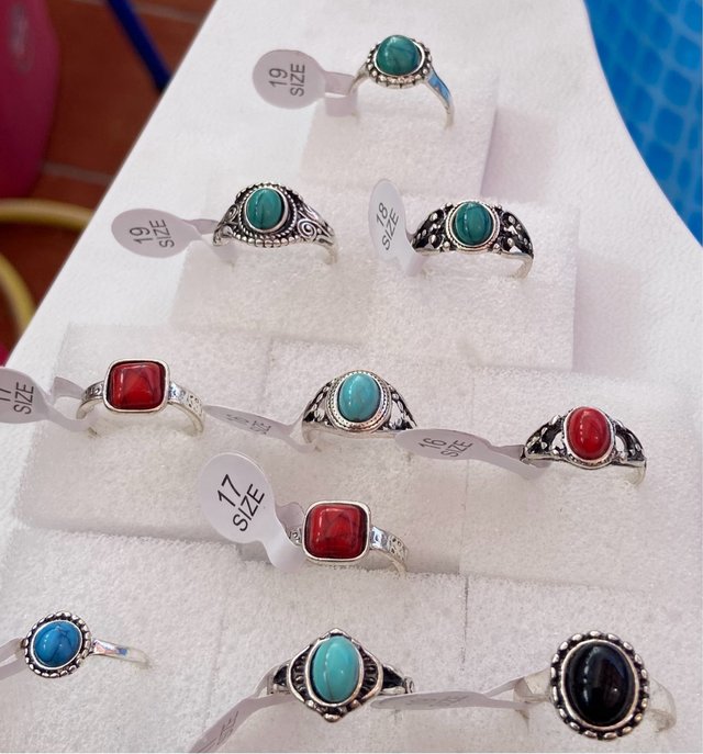 Anillos de Plata Tibetana