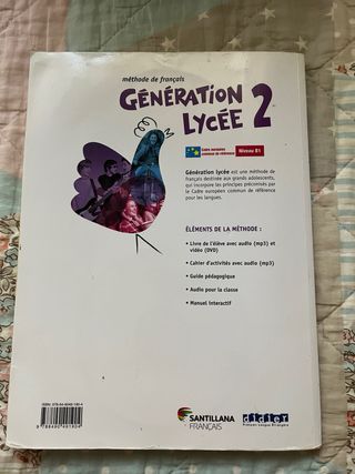Libro Francés 2ºBachillerato