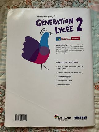 Libro Francés 2ºBachillerato