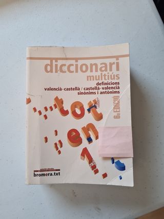 Diccionario sinonimos Valencia