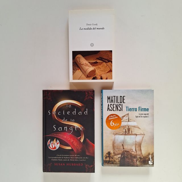 Lote 3 novelas intriga histórica