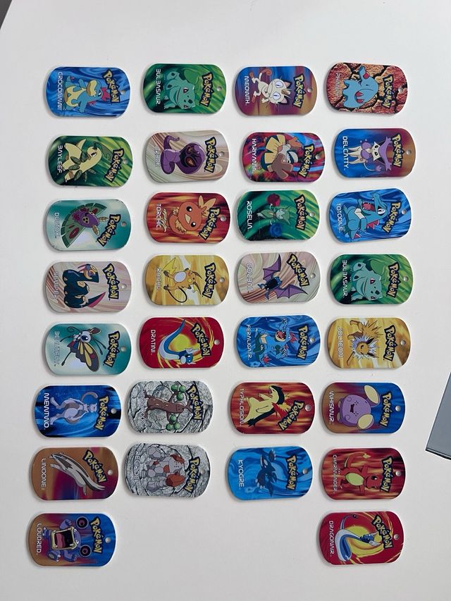 Chapas oficiales de pokemon