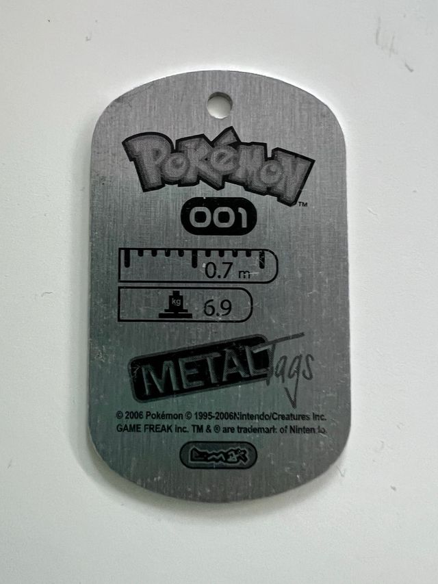 Chapas oficiales de pokemon