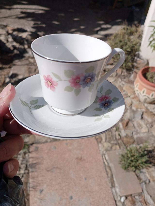 6 tazzine porcellana vintage