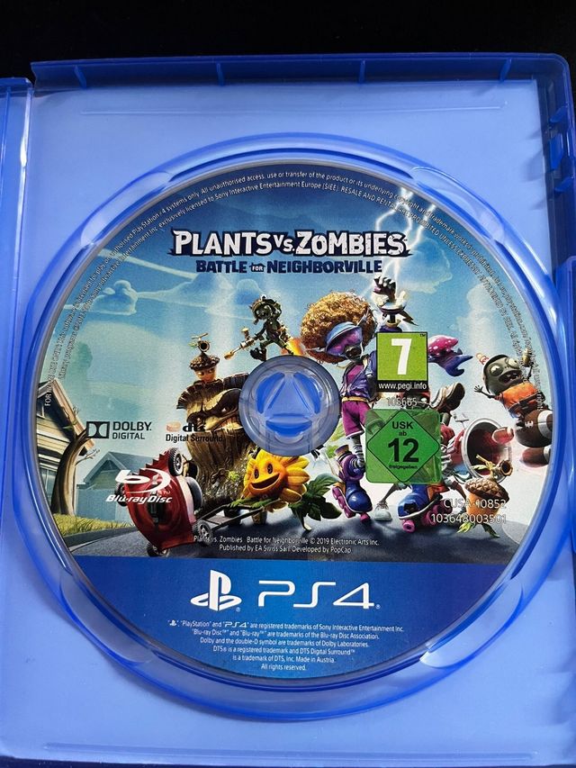 JUEGO PS4 PLANTS VS ZOMBIES