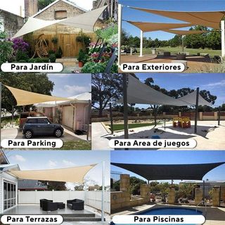 Toldo impermeable Triangular