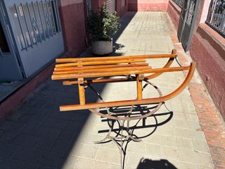Trineo antiguo tipo Davos