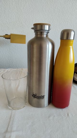 Botella agua termo cantimplora