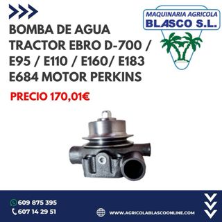 BOMBA DE AGUA PARA TRACTOR EBRO