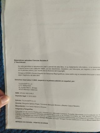 Libro Matemáticas Aplicadas II