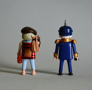 Playmobil Policia y Mendigo Victorianos