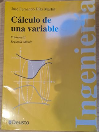 Cálculo de una variable (vol I y II).