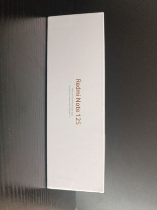 Caja de Xiaomi redmi note 12S
