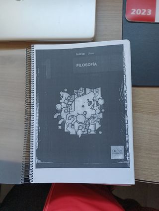 Libro de filosofía 1 bach Oxford