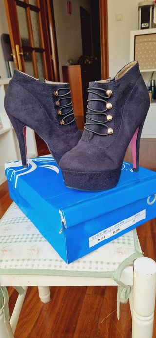 Botines tacón alto