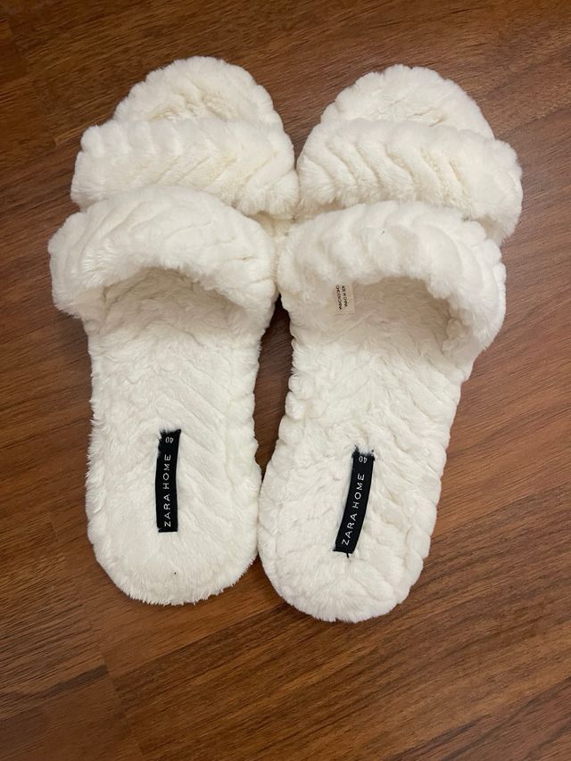 Calzado Zara Zueco Fieltro Zara Home Zapatillas Casa Zara Home Mujer