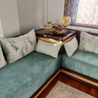 Sofá marroquí & mesa de centro