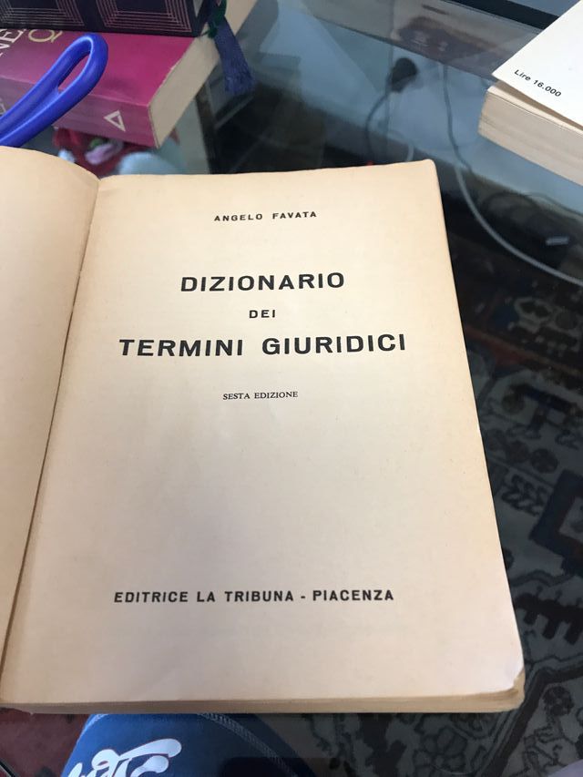 DIZIONARIO DEI TERMINI GIURIDICI-ED.LA TRIBUNA