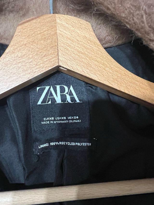 Abrigo Zara pelo
