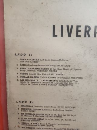 BEATLES  LIVERPOOL VINILO ORIGINAL 60s