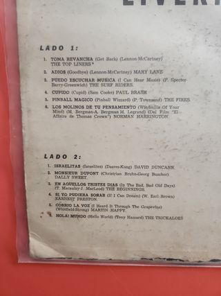 BEATLES  LIVERPOOL VINILO ORIGINAL 60s