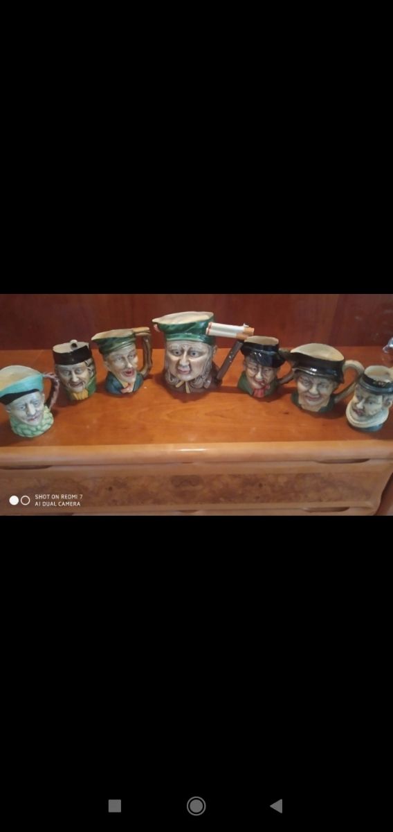 Jarras de cerveza de porcelana