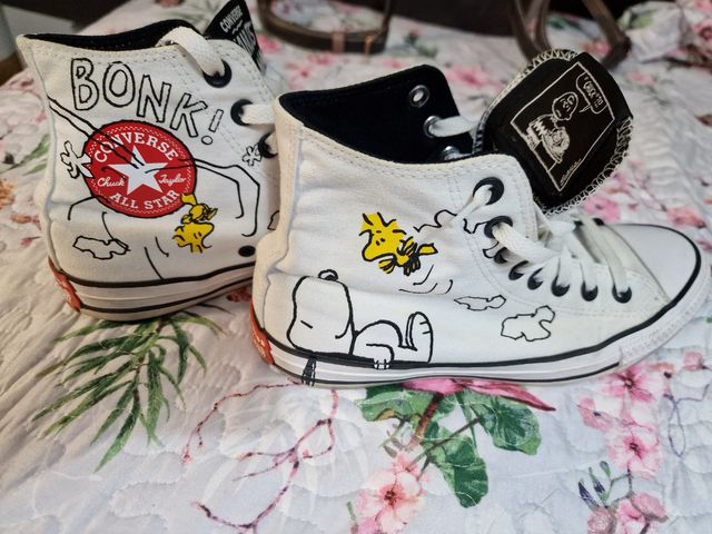 Zapatillas converse snoopy 39.5