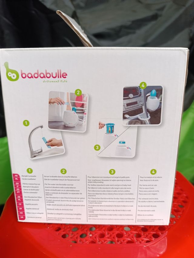 Calienta biberones badabulle