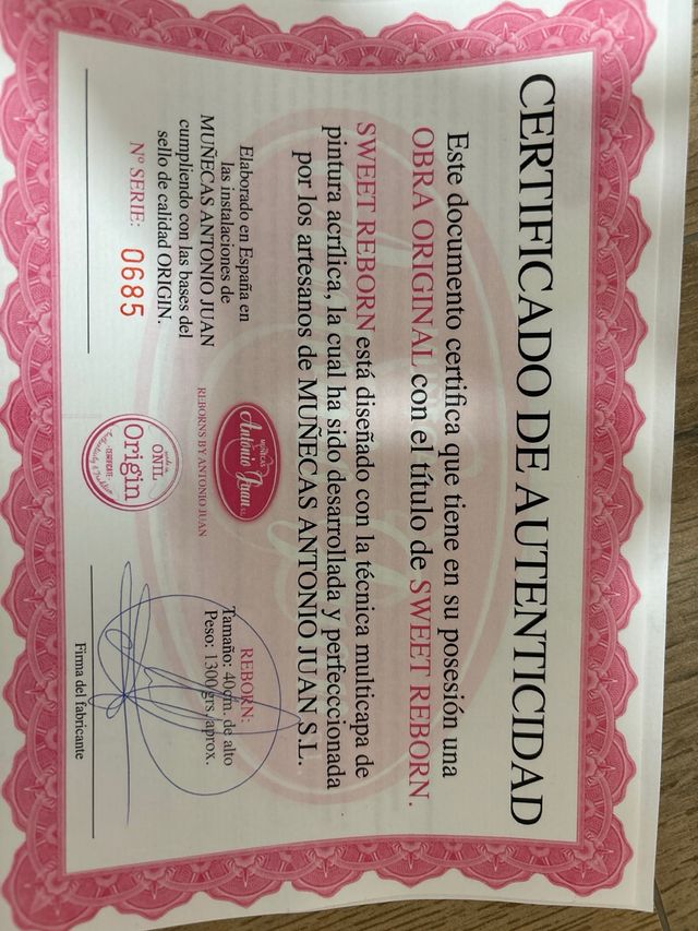 Muñeco SWEET REBORN