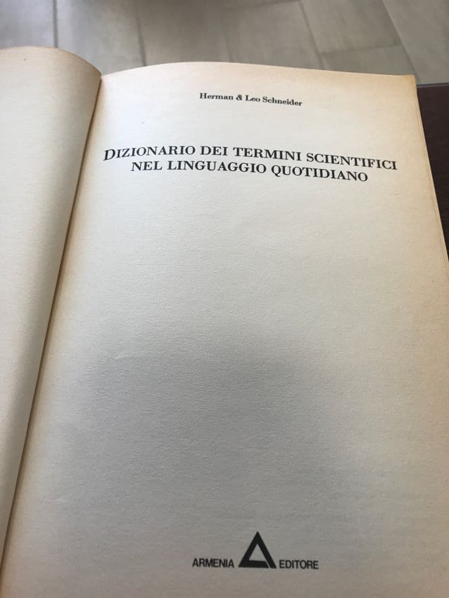 DIZIONARIO DEI TERMINI SCIENTIFICI ED.ARMENIA