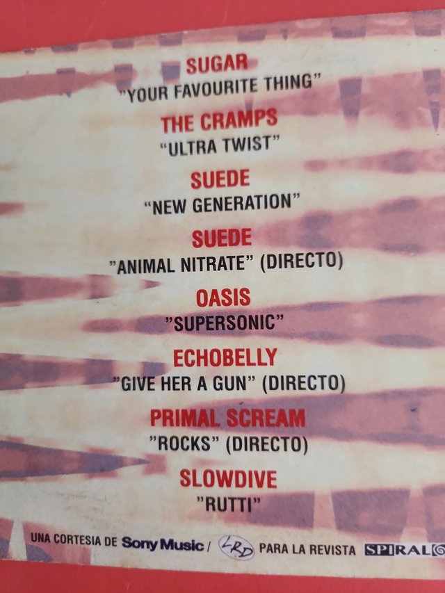 OASIS CD PROMOCIONAL PARA REVISTA