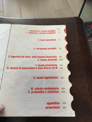 PRONTUARIO PER CALCOLI FINANZIARI E ATTUARIALI