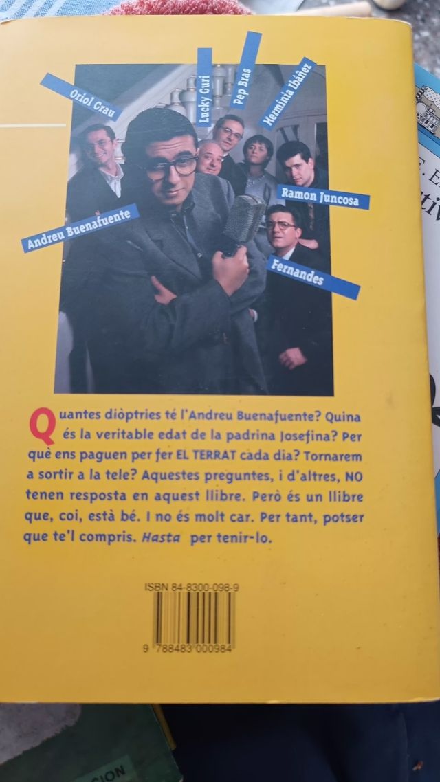 Libro El Terrat Andreu Buenafuente