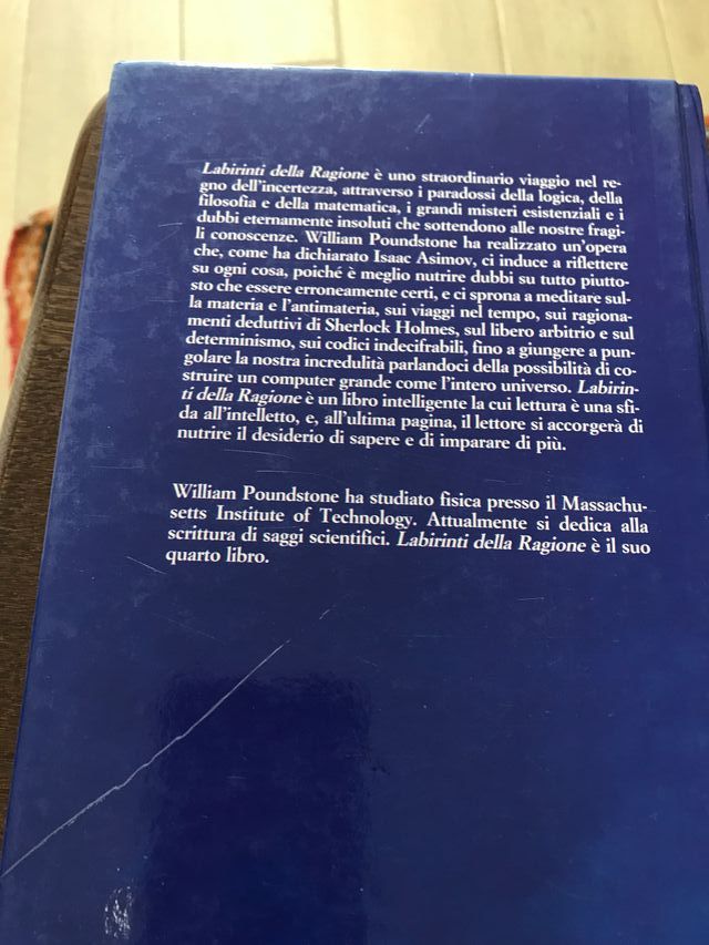 I LABIRINTI DELLA RAGIONE DI WILLIAM POUNDSTONE