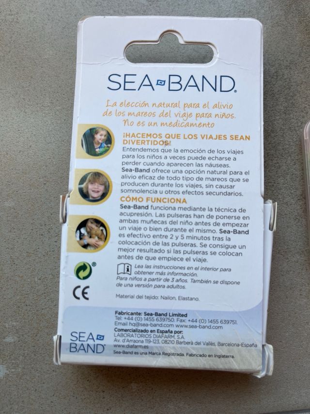 Pulseras antimareos