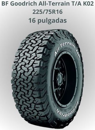 Llantas todo terreno + neumáticos BF Goodrich