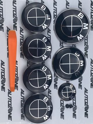 Pack emblemas BMW Negros para Serie 6 E63/E64