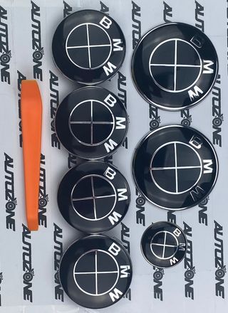 Pack emblemas BMW Negros para Serie 6 F06/F12/F13