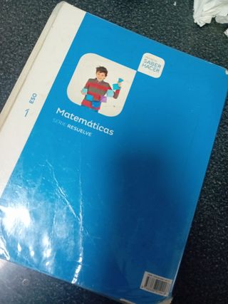 Libro Matemáticas 1eso