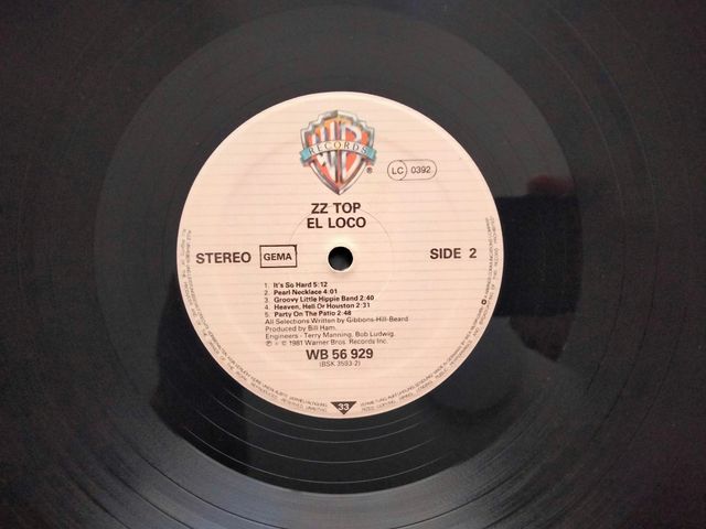 ZZ Top (El Loco) - Vinilo