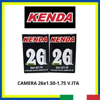 2pz CAMERA D'ARIA CICLO 26X1,50-1,75 V.ITA 40mm