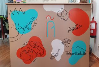 Mostrador madera grande