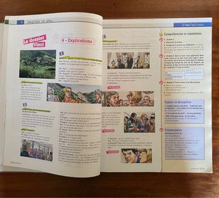 Libro de Francés Écho B1 1 bachiller + CD