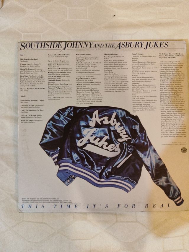 SOUTHSIDE JOHNNY - This time is for real